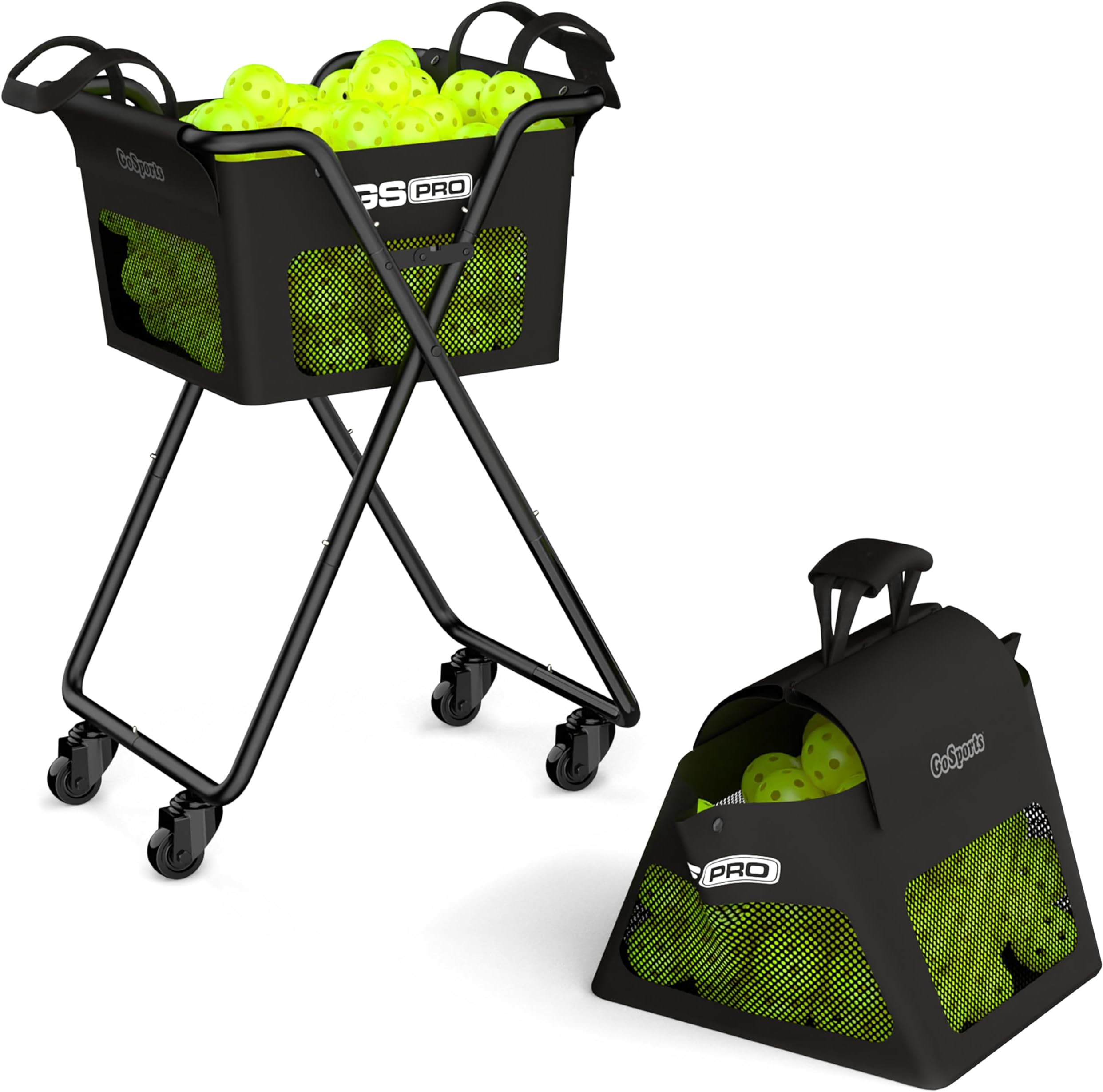Portable Ball Caddy with Wheels