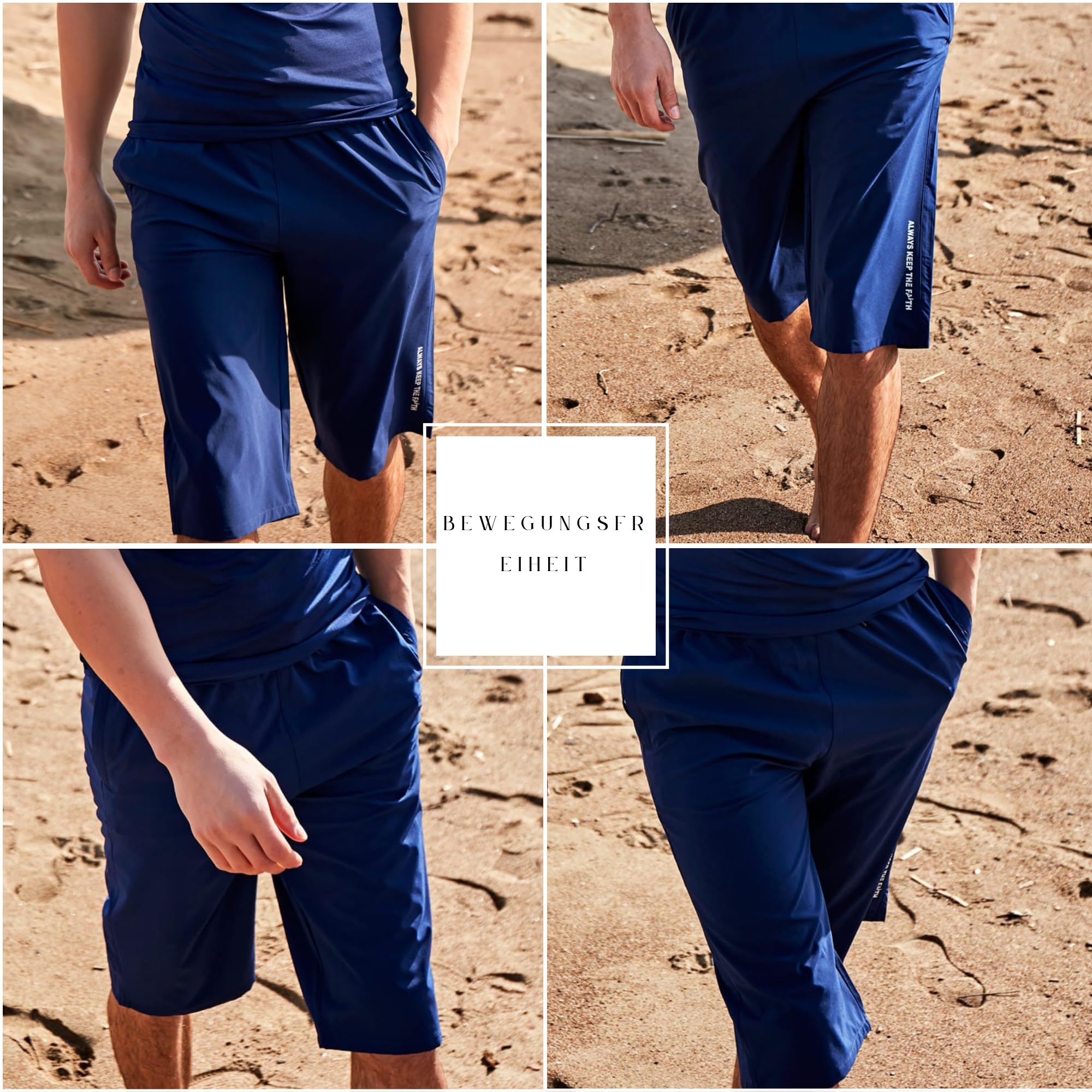MARINA SWIMWEAR Costume da bagno islamico da uomo con vestibilità lunga | costumi da bagno lunghi al ginocchio modesti | comodi per lo sport, la vita quotidiana, la piscina e la spiaggia | costumi da