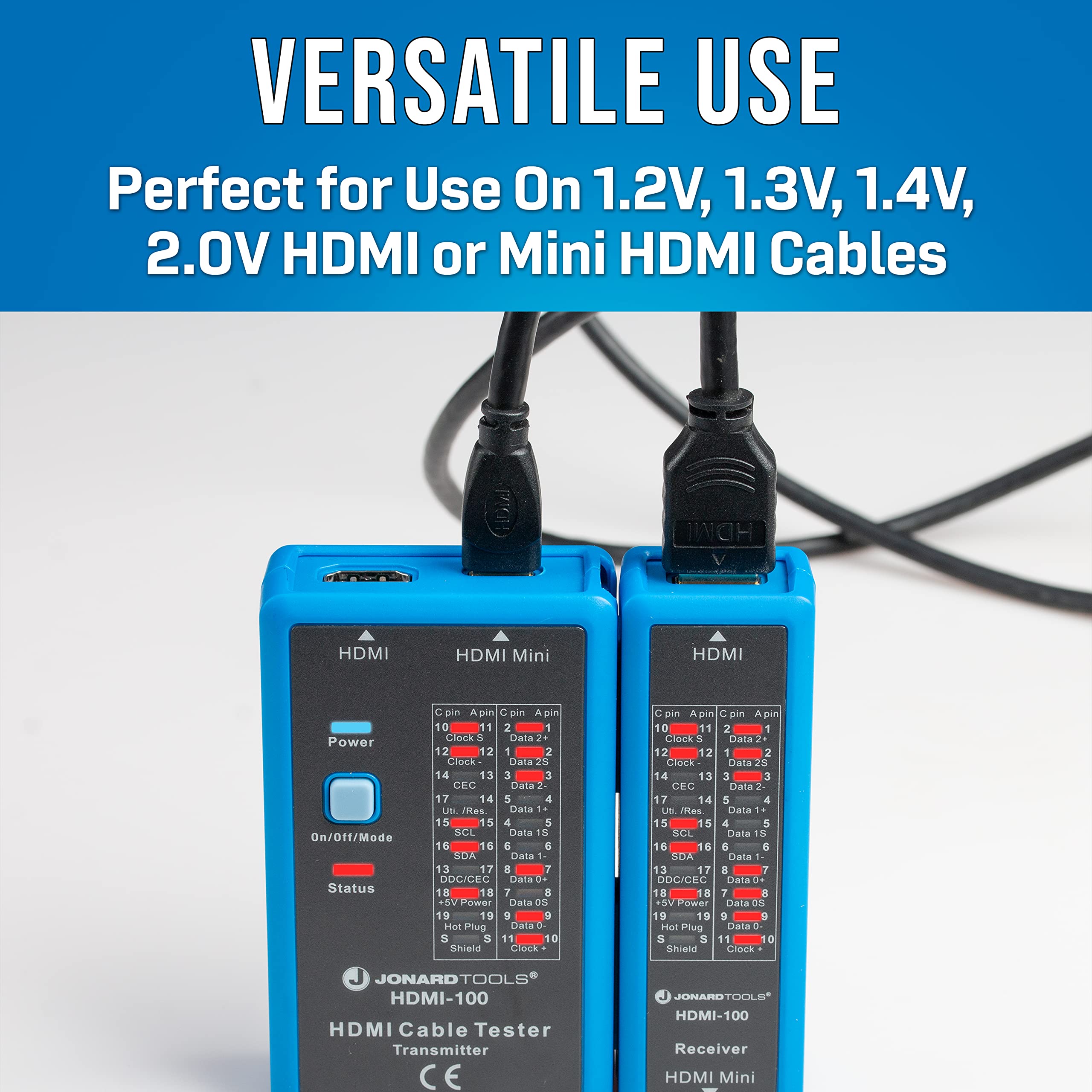 Jonard Tools Tester per cavi HDMI HDMI-100 per cavi HDMI e Mini HDMI