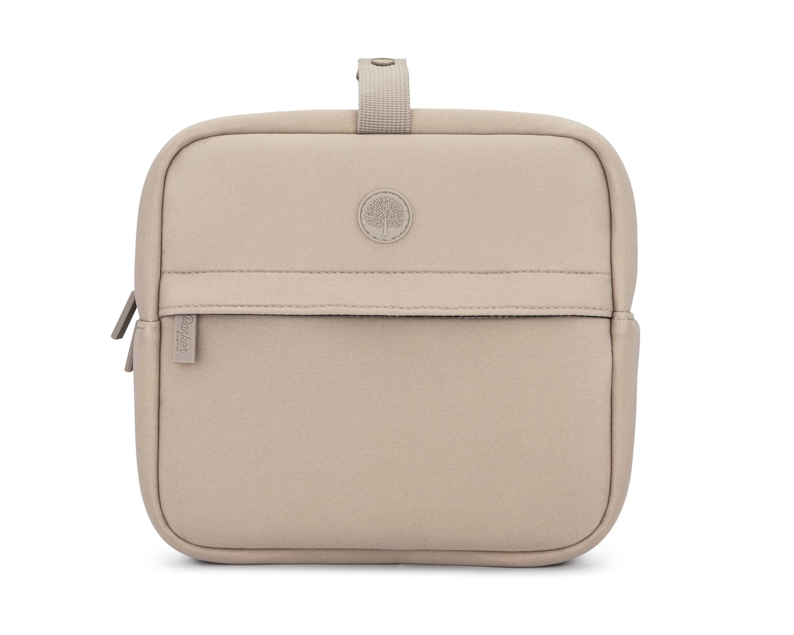 Parker Baby Drift Neoprene Insulated Baby Bottle Cooler | Soft & Waterproof Snacks & Breast Milk Cooler Travel Bag w/Insulated Interior | Attaches to