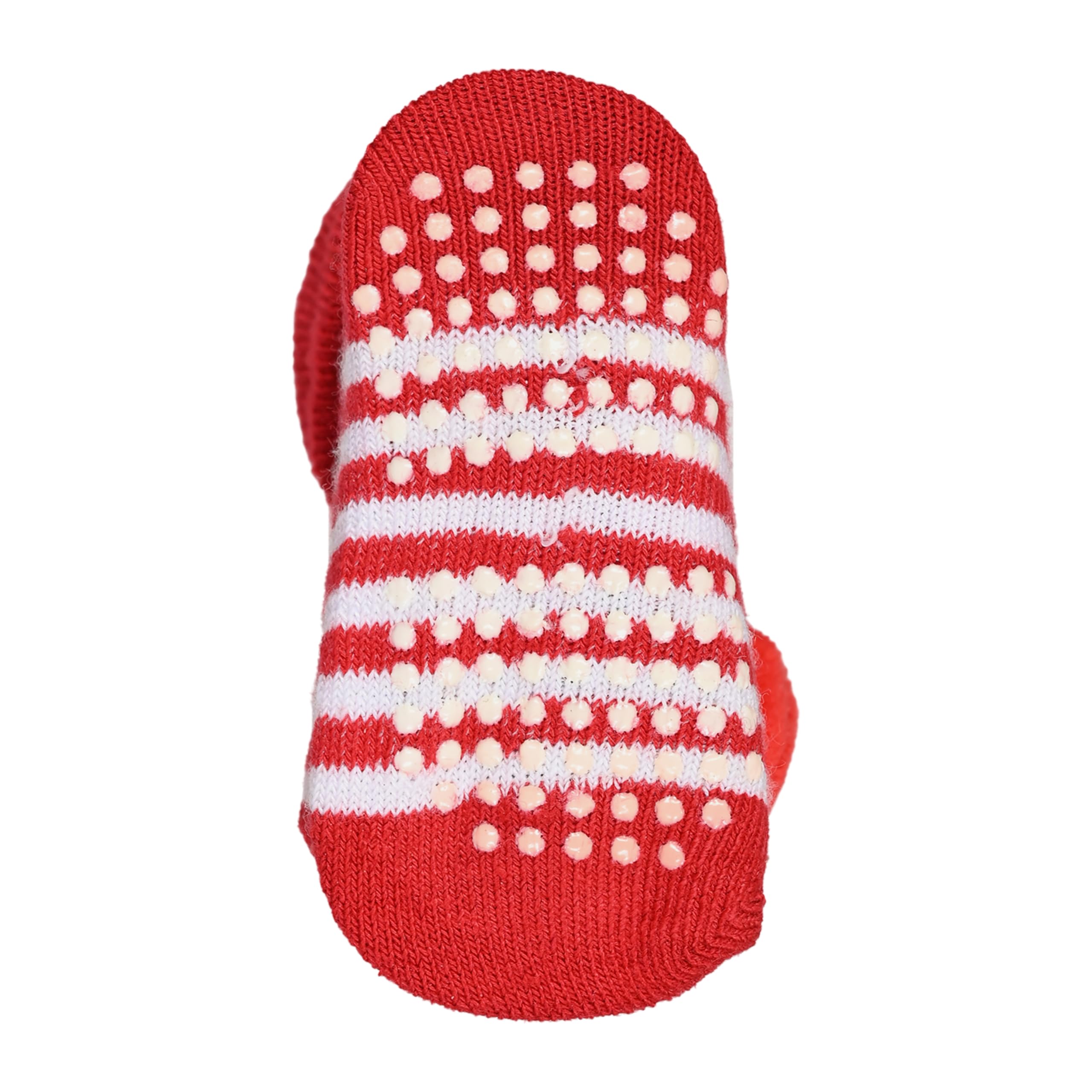 SHOPCASH Baby Boy's and Baby Girl's Cute Cotton Ankle Length Socks - Pack of 4 (0-3 Months , Multicolour) 1