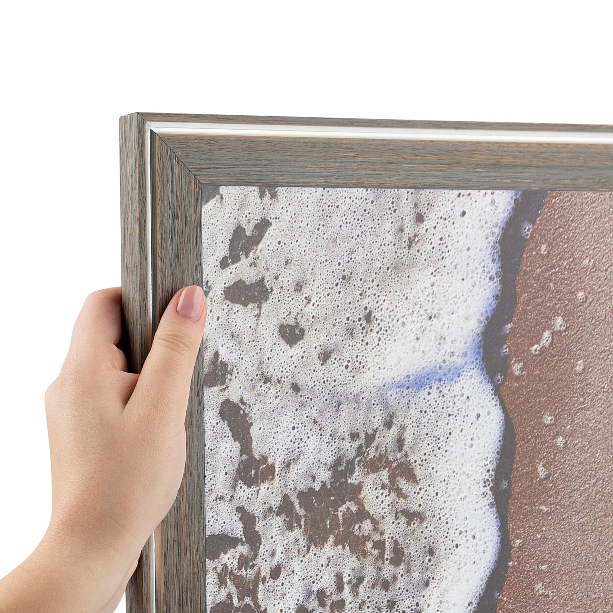 Amazon.co.jp: ArtToFrames 7x10インチ グレー写真フレーム この1.25