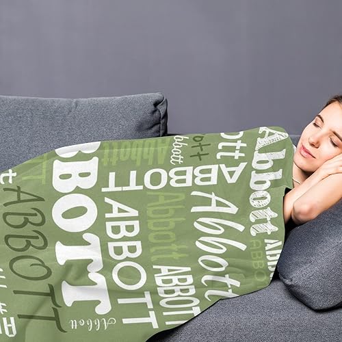 Miniatura 33 de Mantas de monograma personalizadas con nombres, manta personalizada para bebés niñas, manta de envolver con inicial, regalos personalizados