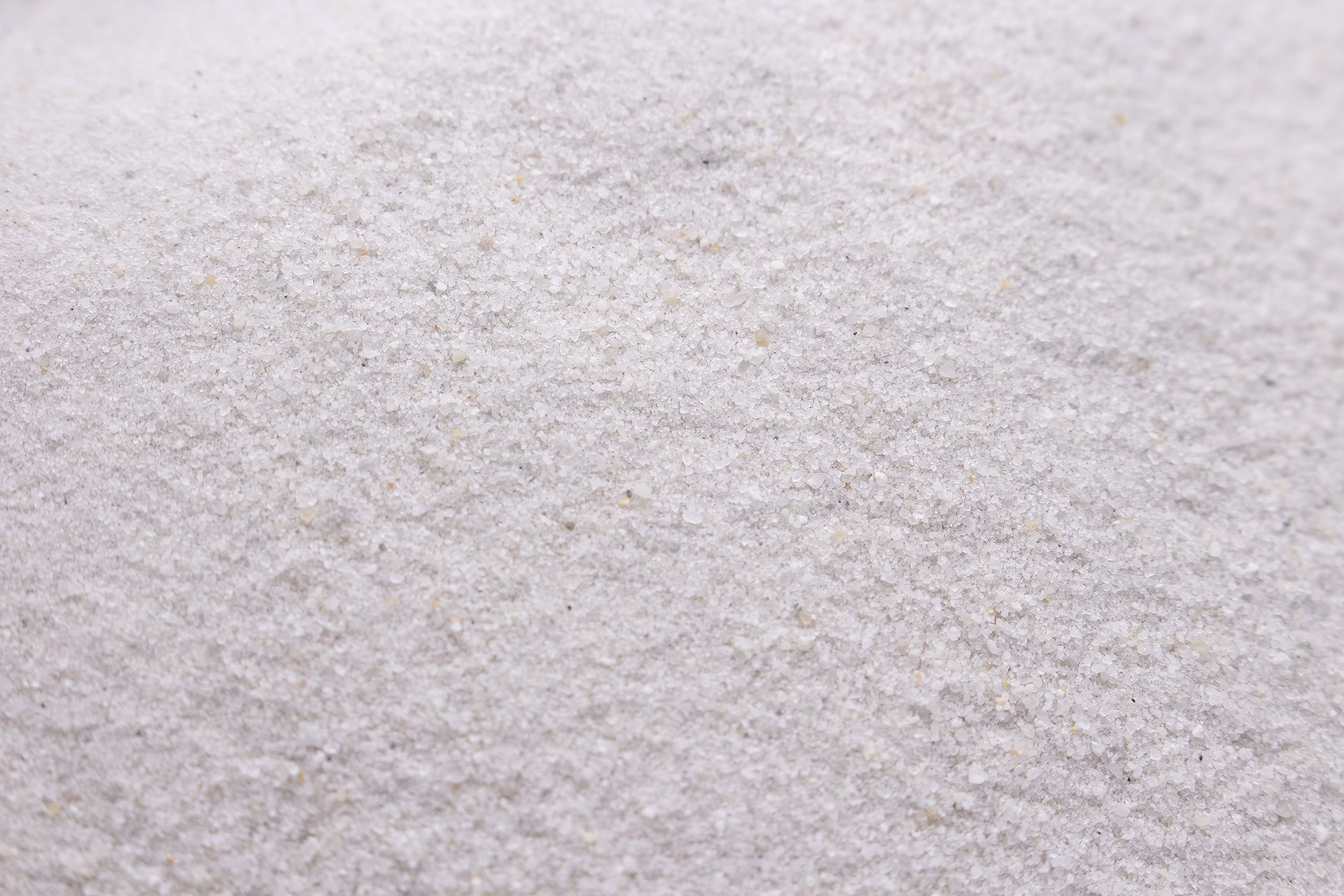 Piasek kwarcowy do akwarium 1 kg - Naturalne podłoże i dekoracja do zbiornika rybnego - Odpowiedni dla biotypów Malawi i Tanganika - Bezpieczny dla żywych organizmów - Białe ziarno 0,2-0,5 mm