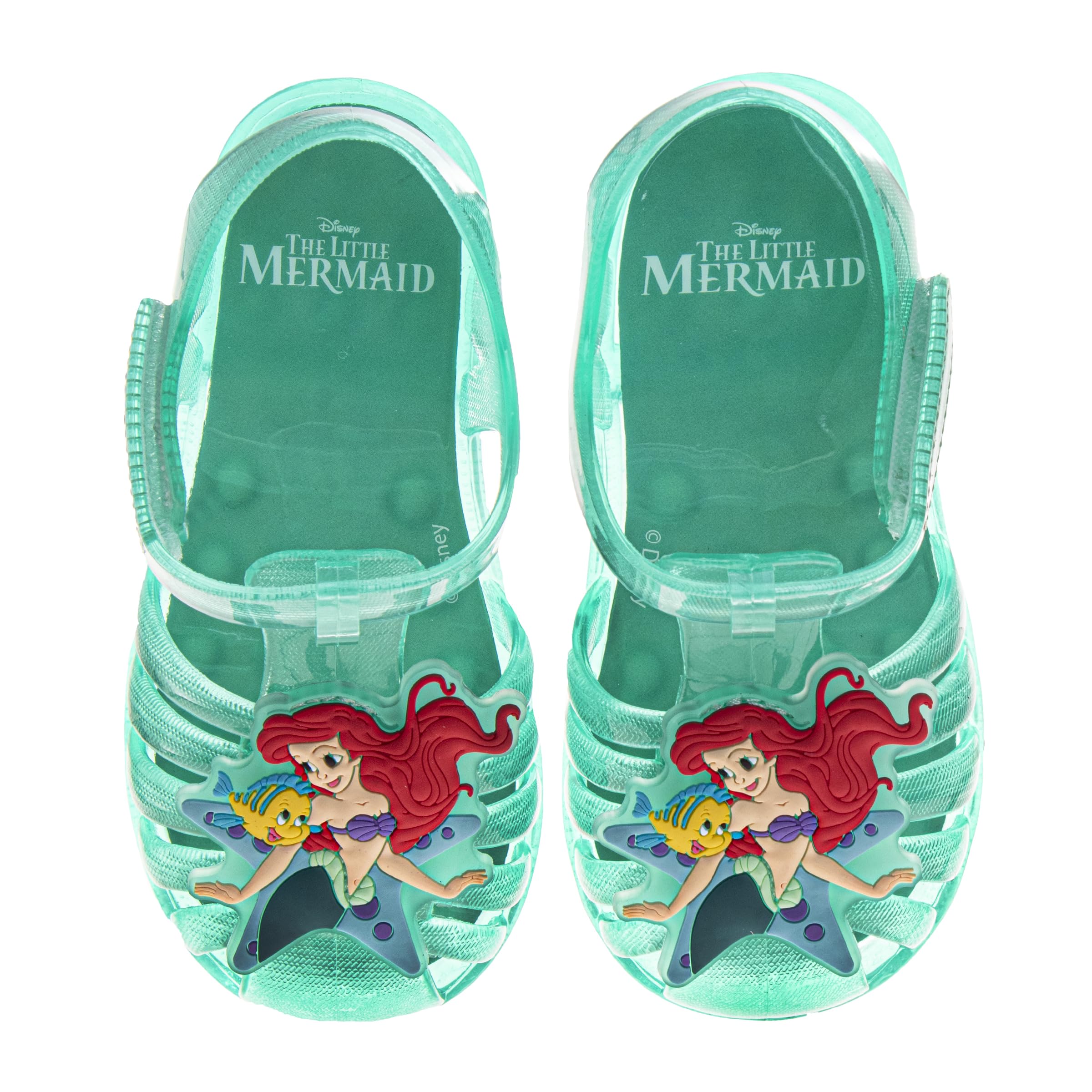 Disney Girls Sandal Frozen Minnie Mouse Sesame Street Elmo Abby and Peeps Jelly Sandals for Girl Size Infant/Toddler/Little Kid