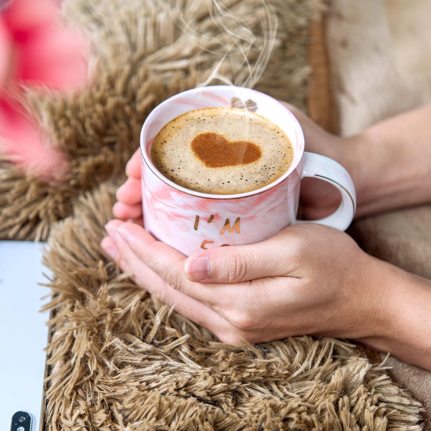 I'm 50 - Funny 50th Birthday Gifts for Women - Best Turning Fifty Year Old Birthday Gifts Ideas for Women, Wife, Mom, Daughter, Sister, Aunt, Best Friends, BFF, Coworkers, Her - Ceramic Coffee Cup - Image 5