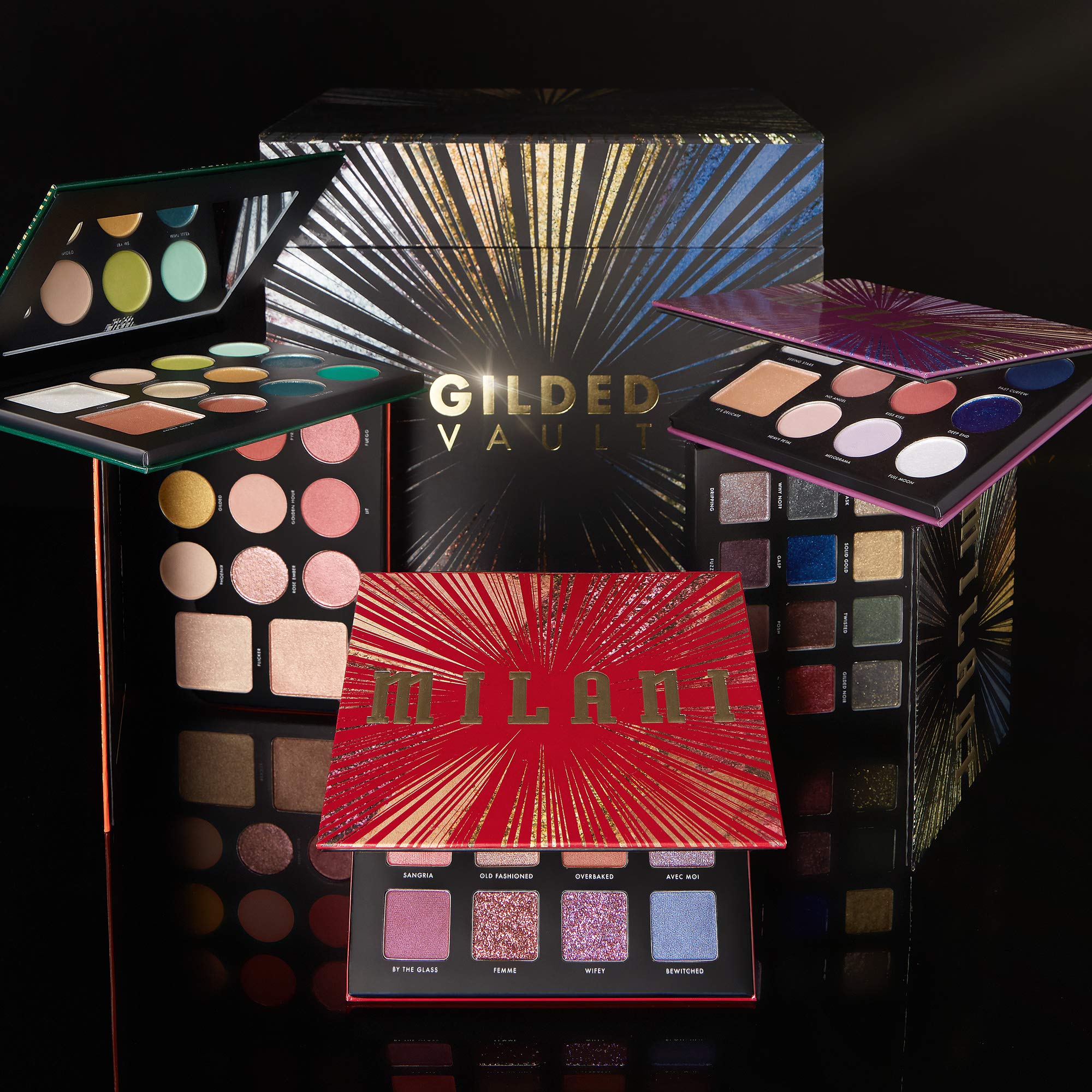 Milani Gilded Rouge Eyeshadow Palette