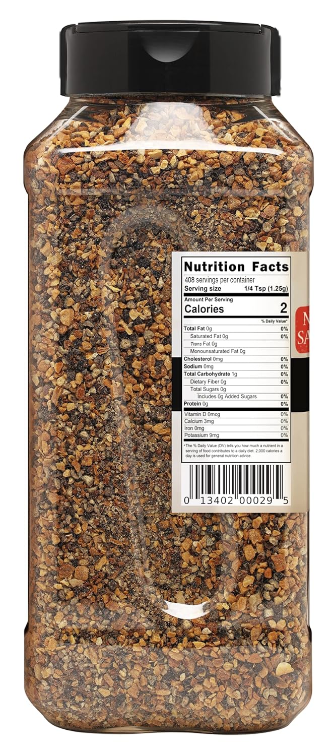 Garlic Festival Black Pepper & Garlic Seasoning Net Wt. 1 lb. 2 oz.