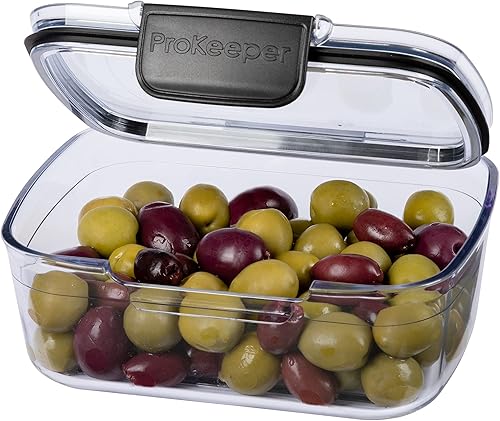 Miniatura 2 de Progressive Prokeeper + Juego de almacenamiento de delicatessen recipientes herméticos sellados de silicona con parte inferior ranurada, tapa de