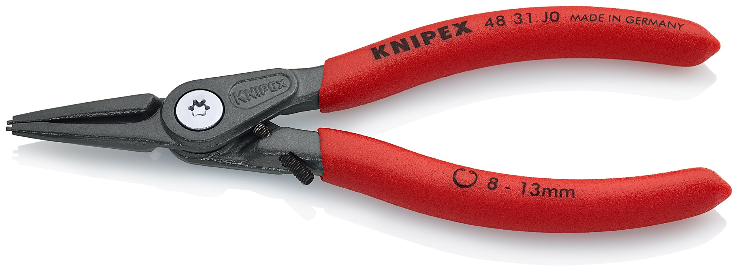 Knipex 48 31 J0 alicates de clip interno para evitar escapes de anillos