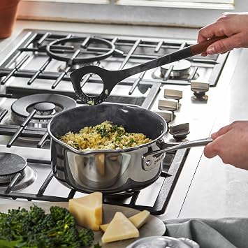 STAUB 40503-108 Risotto Spoon, Silicone, Matte Black