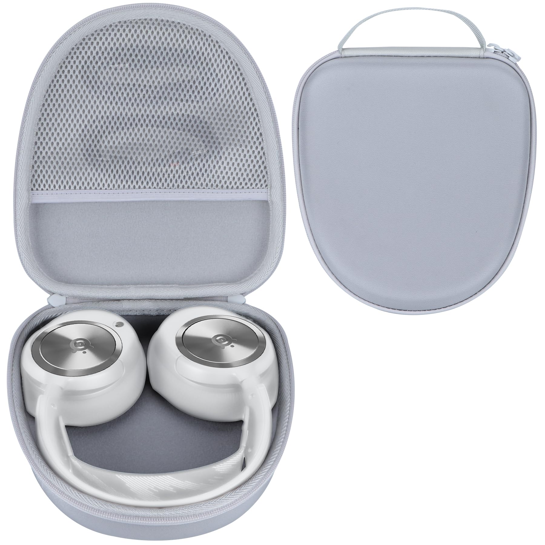 RIYADAone Hard Case Replacement for SteelSeries Arctis Nova Pro 7 7X 7P 1 3 4 5 5X 5P 1P Prime 9X Multi-Platform Gaming Headset (Gray Case)