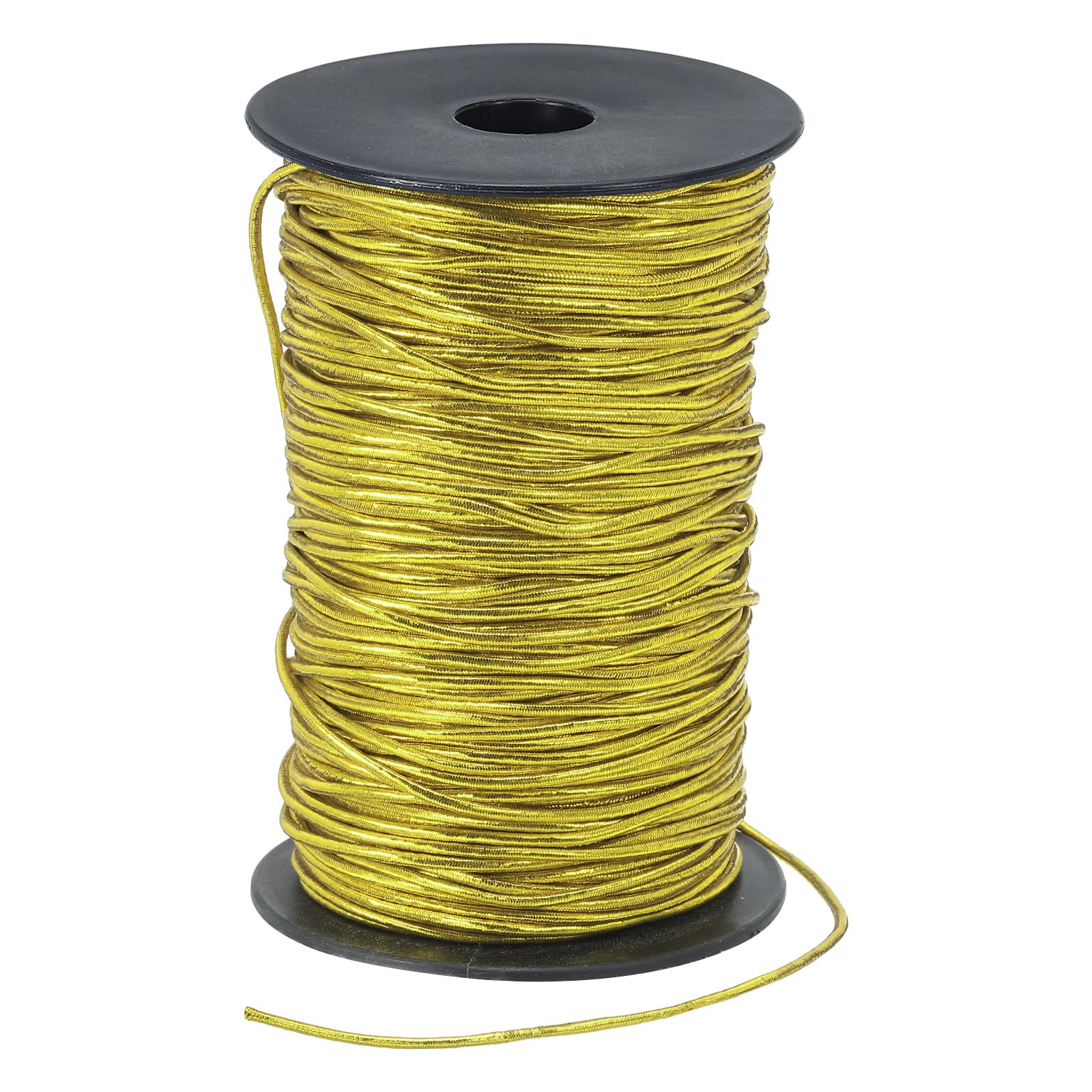 PATIKIL Stretchy String for Bracelets 109 Yards / 100m, 1.5mm Elastic Cord for Jewelry Making, Necklaces, Beading and Crafts DIY, Bright Yellow