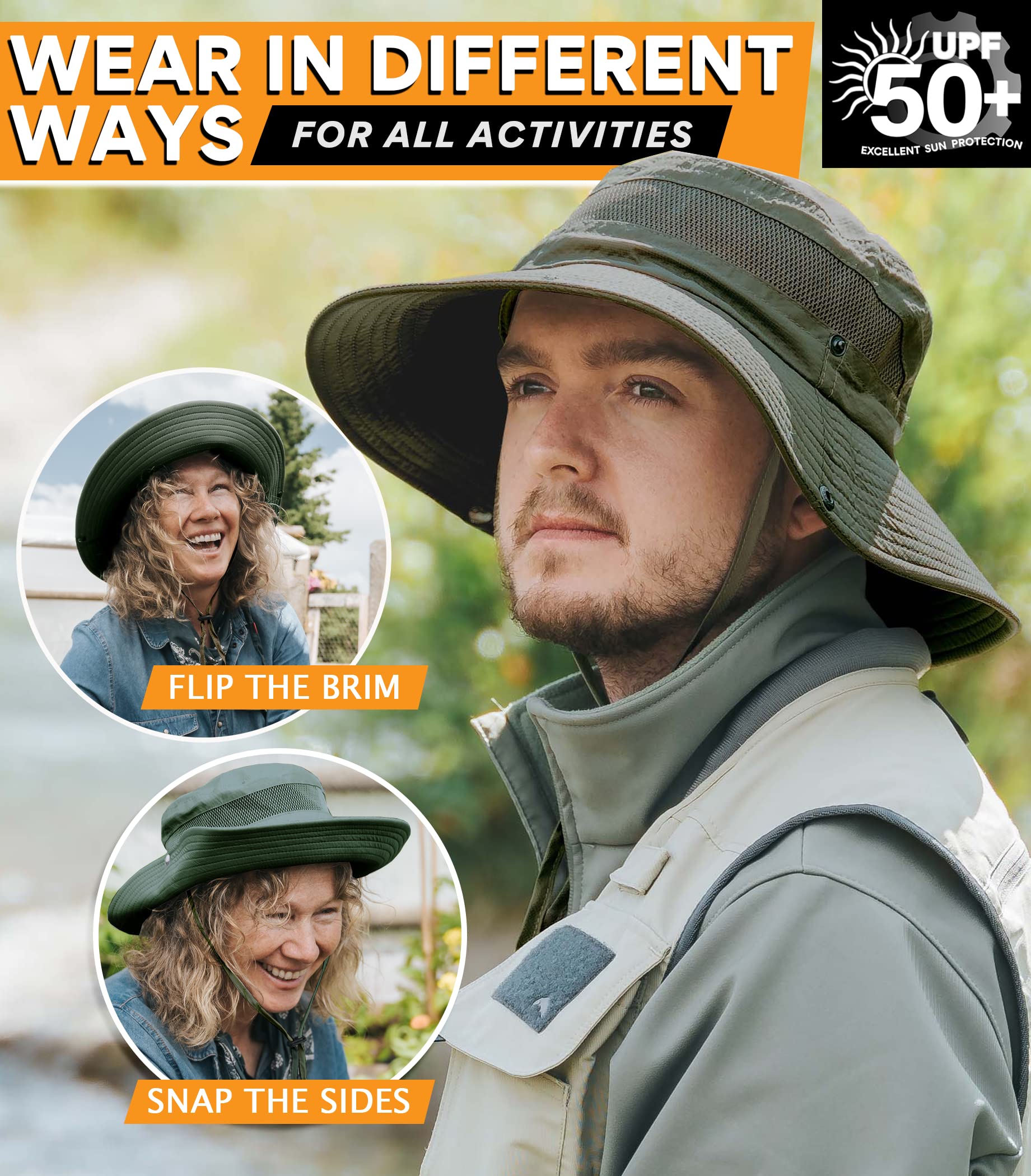 Buy GearTOP Bucket Hats for Men Sun Hats for Men Fishing Hat and