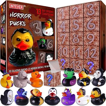 Advent Calendar 2026 Halloween Horror Rubber Duck Christmas Countdown