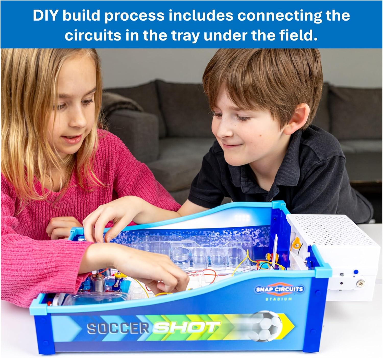 SNAP CIRCUITS Soccer Shot | Soccer Game | 2-Player Game | Tabletop Game | STEM Toy | 7+ Years