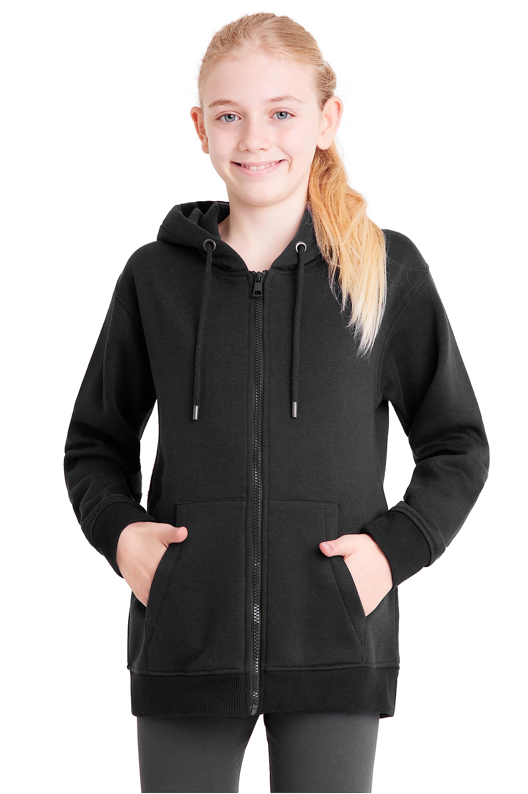 CityComfort Sudadera Niño con Capucha y Cremallera, Chaqueta de Chándal de Niño y Adolescente 4-15 Años
