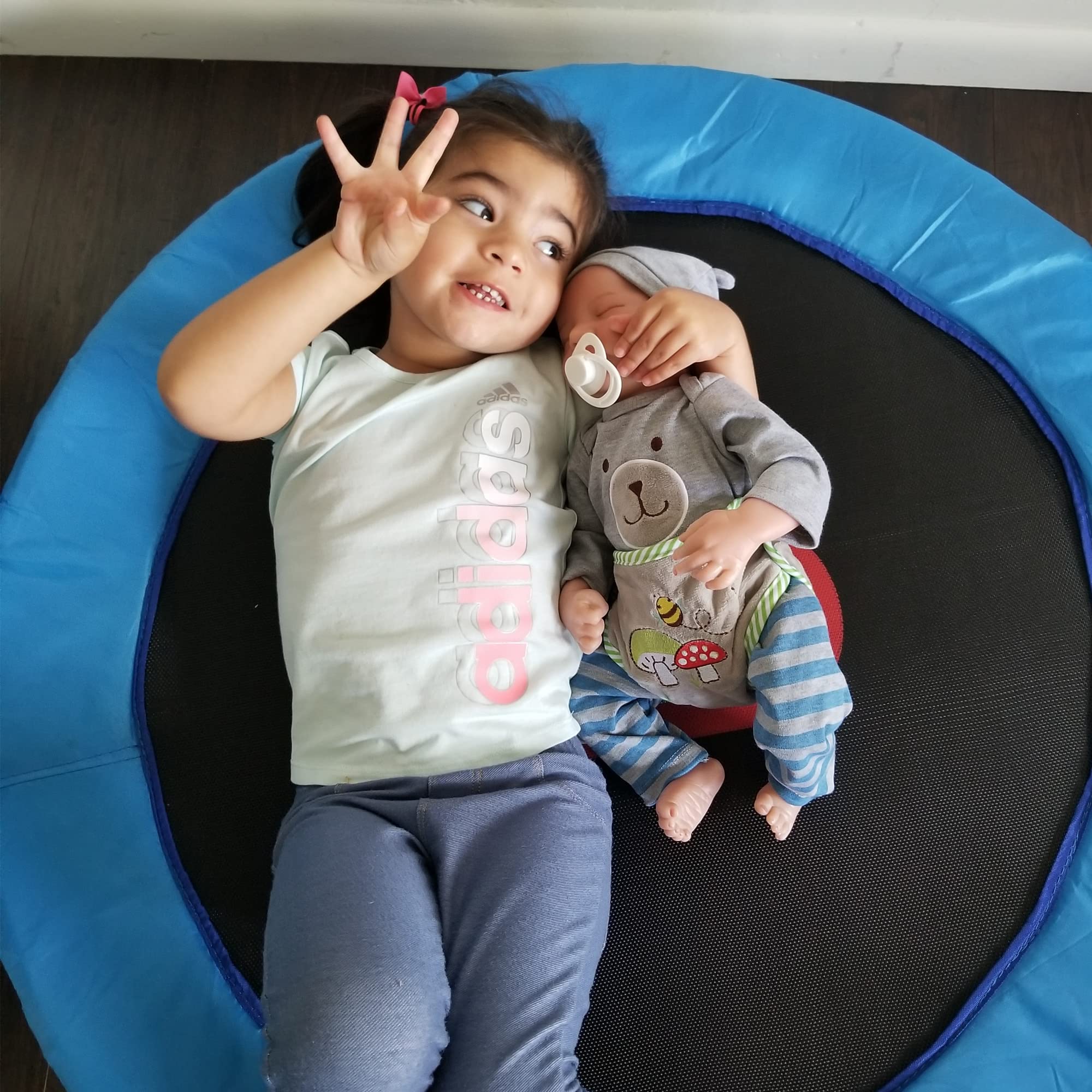 WOOROY Realistic Reborn Baby Dolls Boy - 18 Inch Lifelike Baby Doll Levi Real Life Baby Dolls That Look Real Soft Weighted Sleeping Newborn Baby Dolls Gift Toy for Age 3+