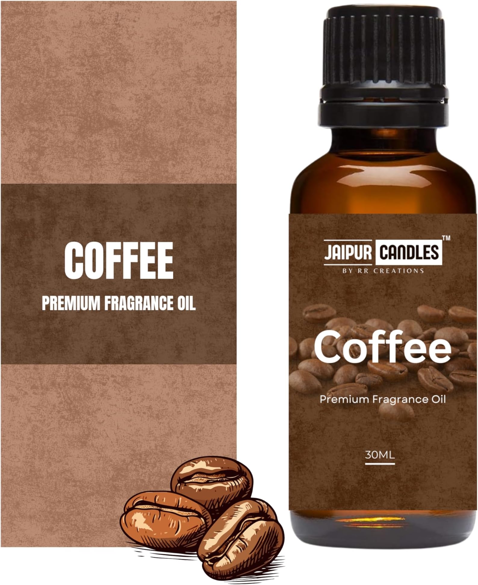 Fragrance Oil | 30 ml | Aroma Oil for Home Fragrance | Best for Aromatherapy | Use in Diffusers, Candles, Air Fresheners (30ML, Coffee)