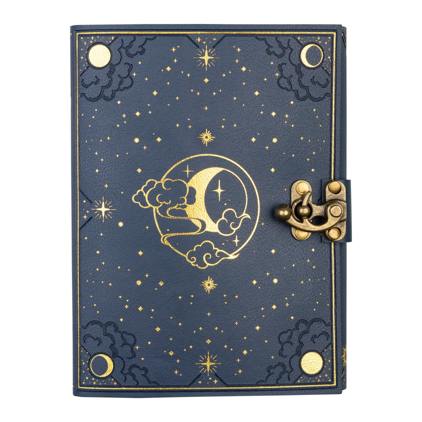 Grupo Erik A5 Notebook Faux Leather - Astral | Plain Journal Notebooks, Blank Notebook A5 Sketchbook, Blank Journal | Stationery Gifts Under 10 Pounds