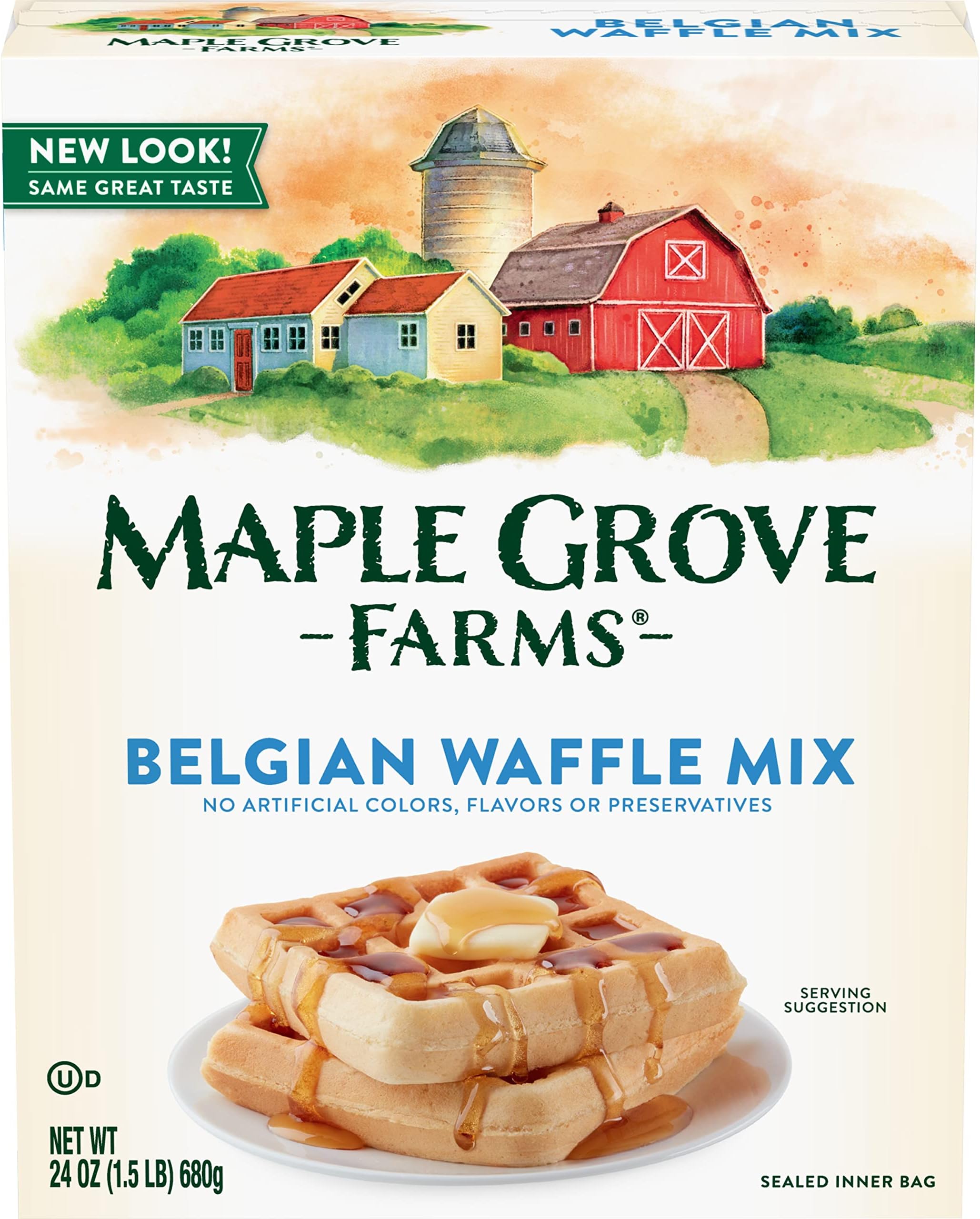 Belgian Waffle Mix, 24 Ounce