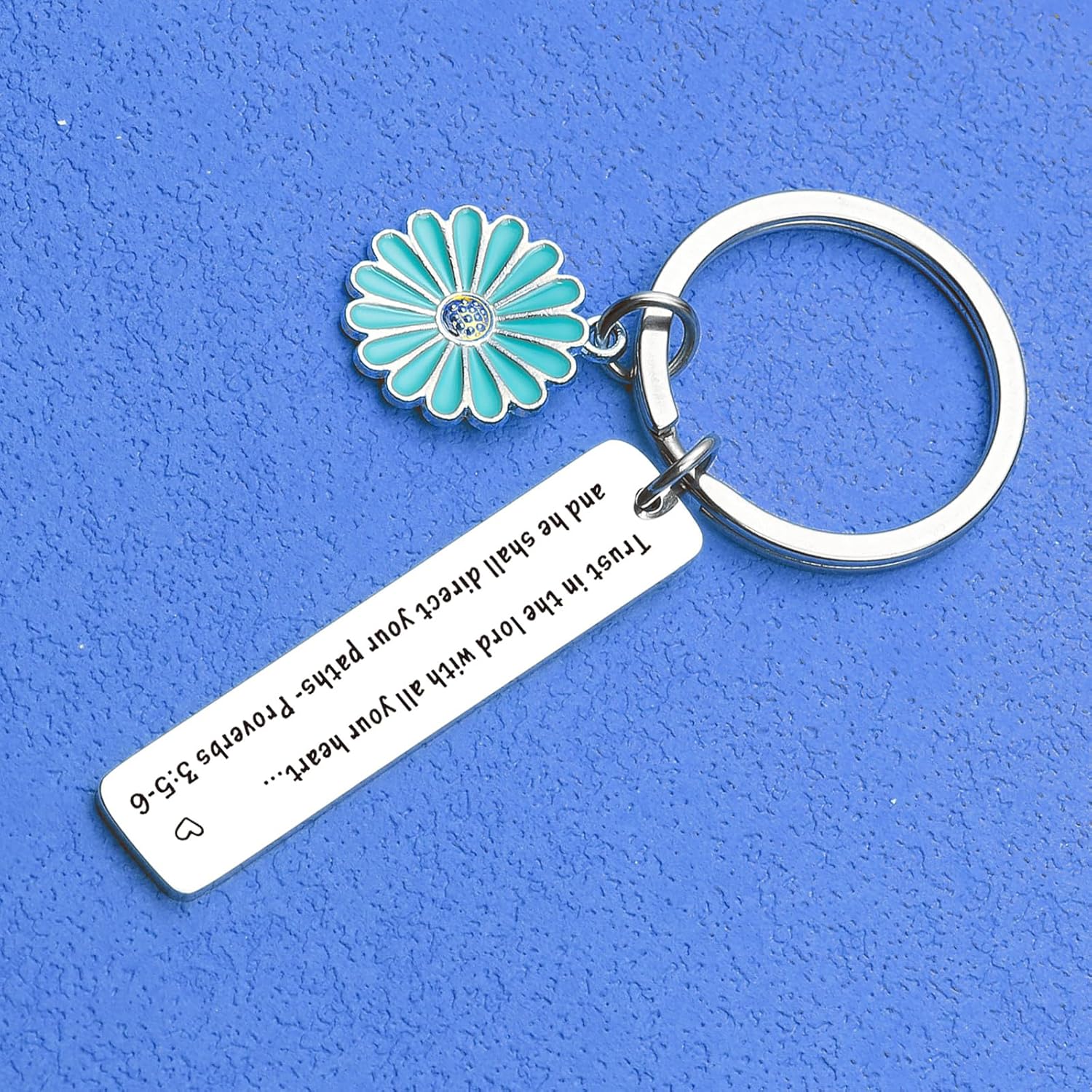 Inspirational Gifts for Women Faith Gift Christian Jewelry Baptism Keychain Best Friend Keychain - Image 7
