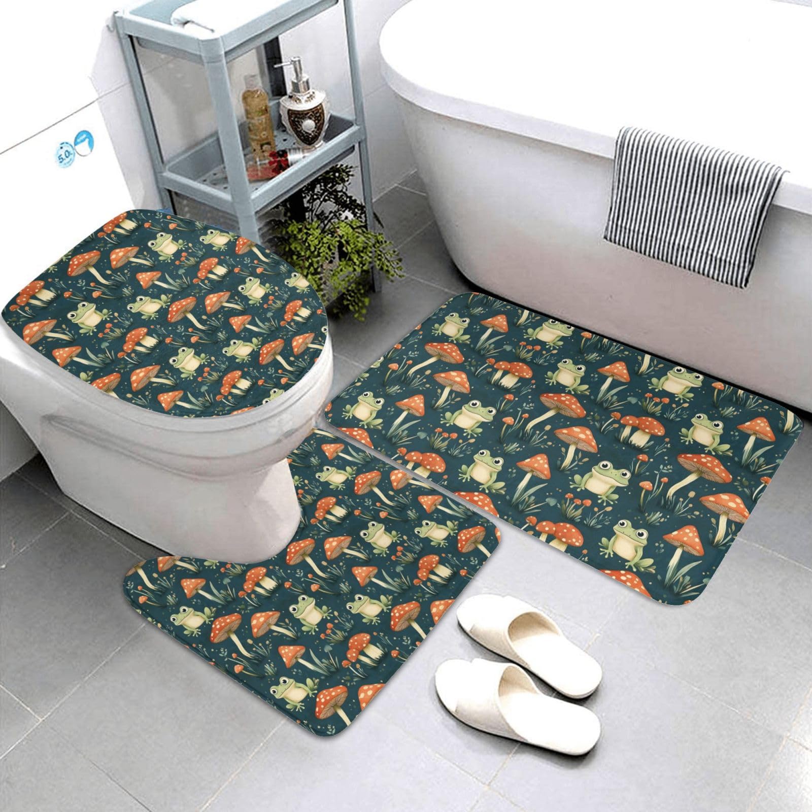 Tapis de bain lavable et absorbant pour protéger le sol de la salle de bain