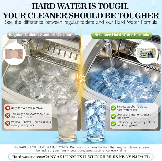 Tabletas Desincrustantes Bellaluce para Máquina de Hielo, 32 miniatura 3
