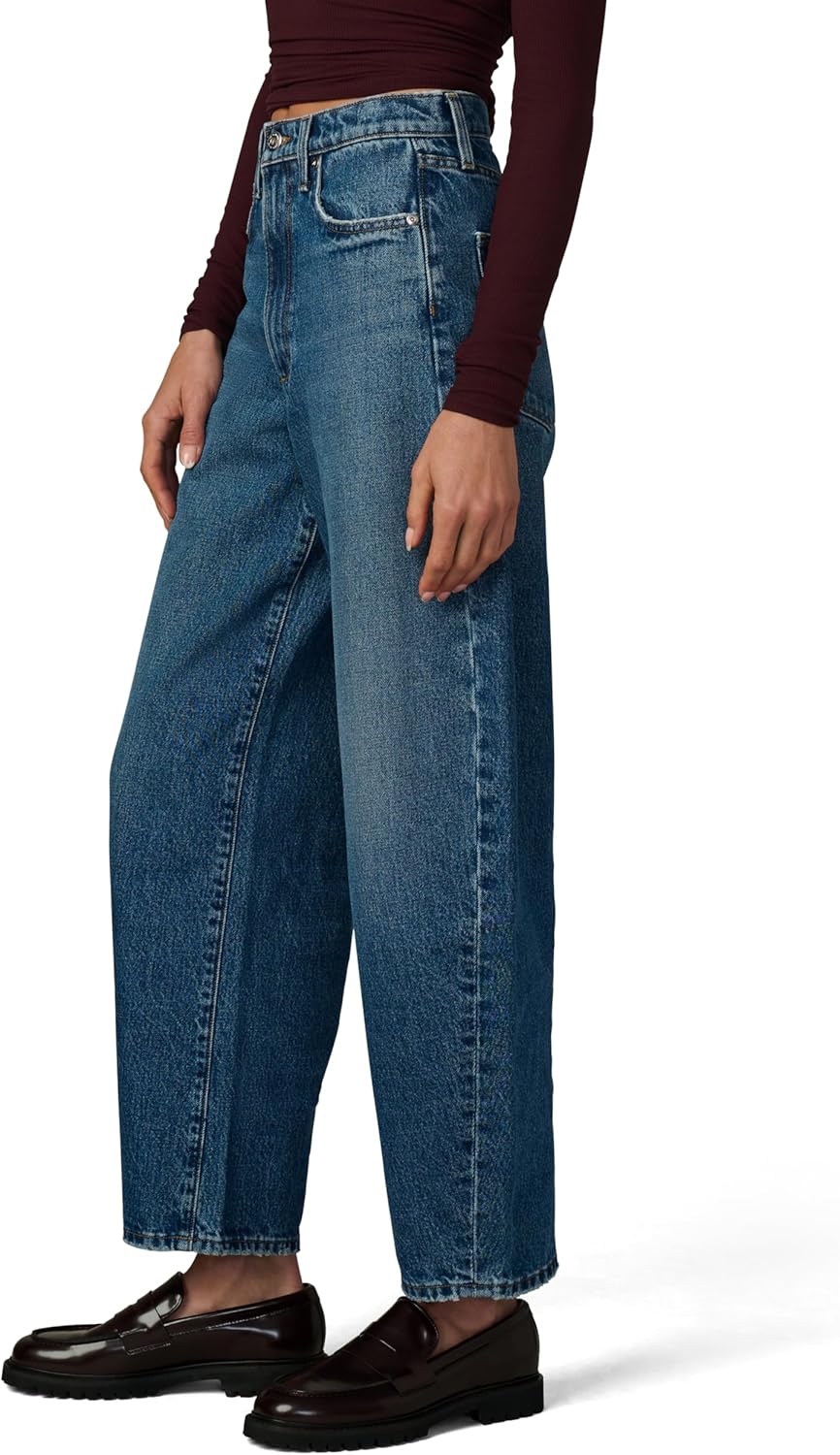 Joe's Jeans Womens The Billie High Rise Barrel Jean
