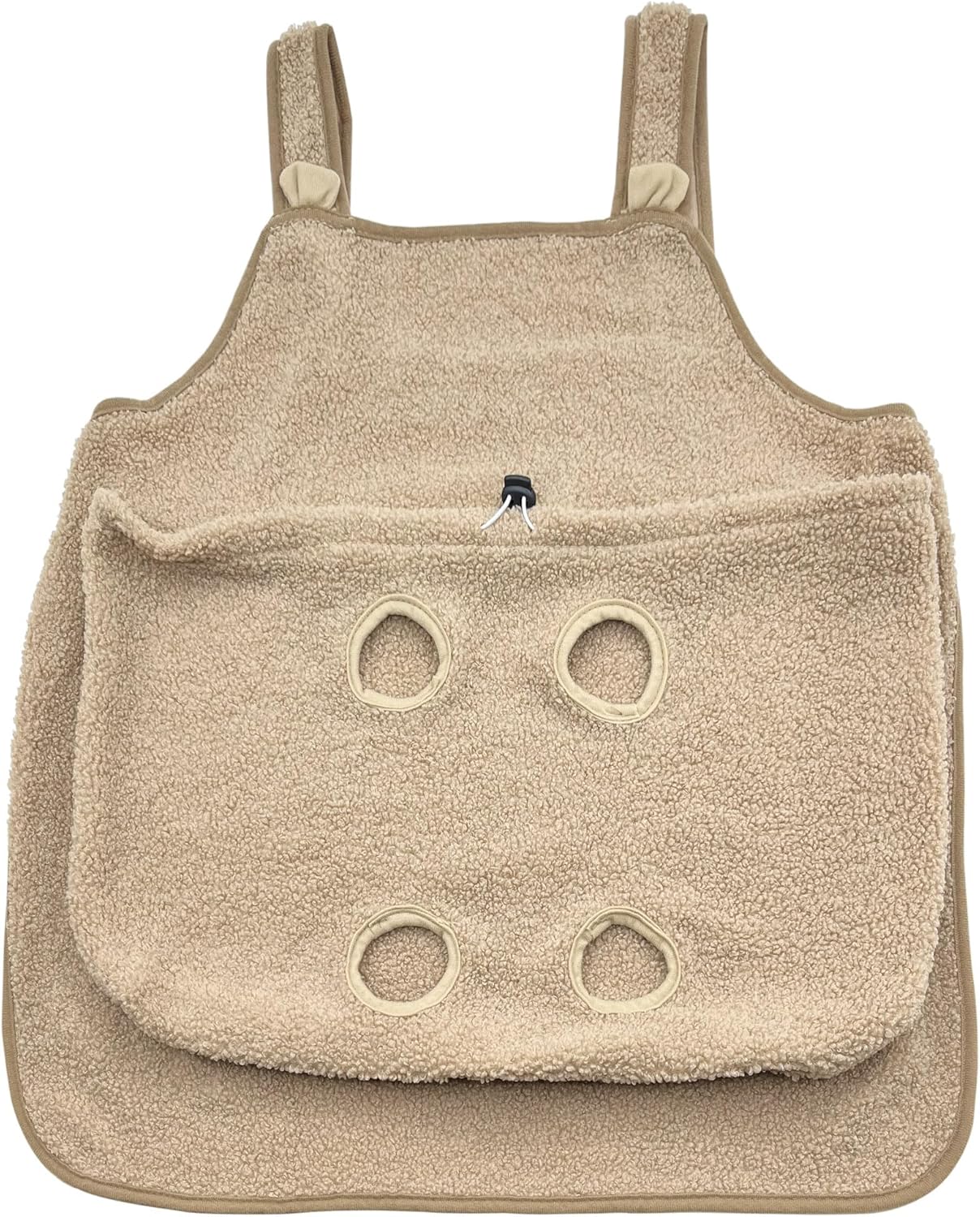 Pet Grooming Carrier Apron with Holes Cat Hugging Holder Bib Adjustable Bonding Pouch Sleeping Mat Hands-Free for Carrying Holding Small Dogs, Cats, Rabbits