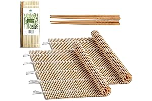 Sushi Supplies Sushi Rolling Mat Kit for Sushi Lovers