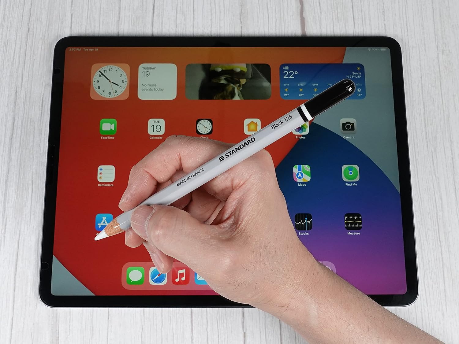 Black 125 Design Wrapping Matte Vinyl Skin for Apple Pencil 2nd and Apple Pencil Pro, 2 Units Include (Black 125, B-24)
