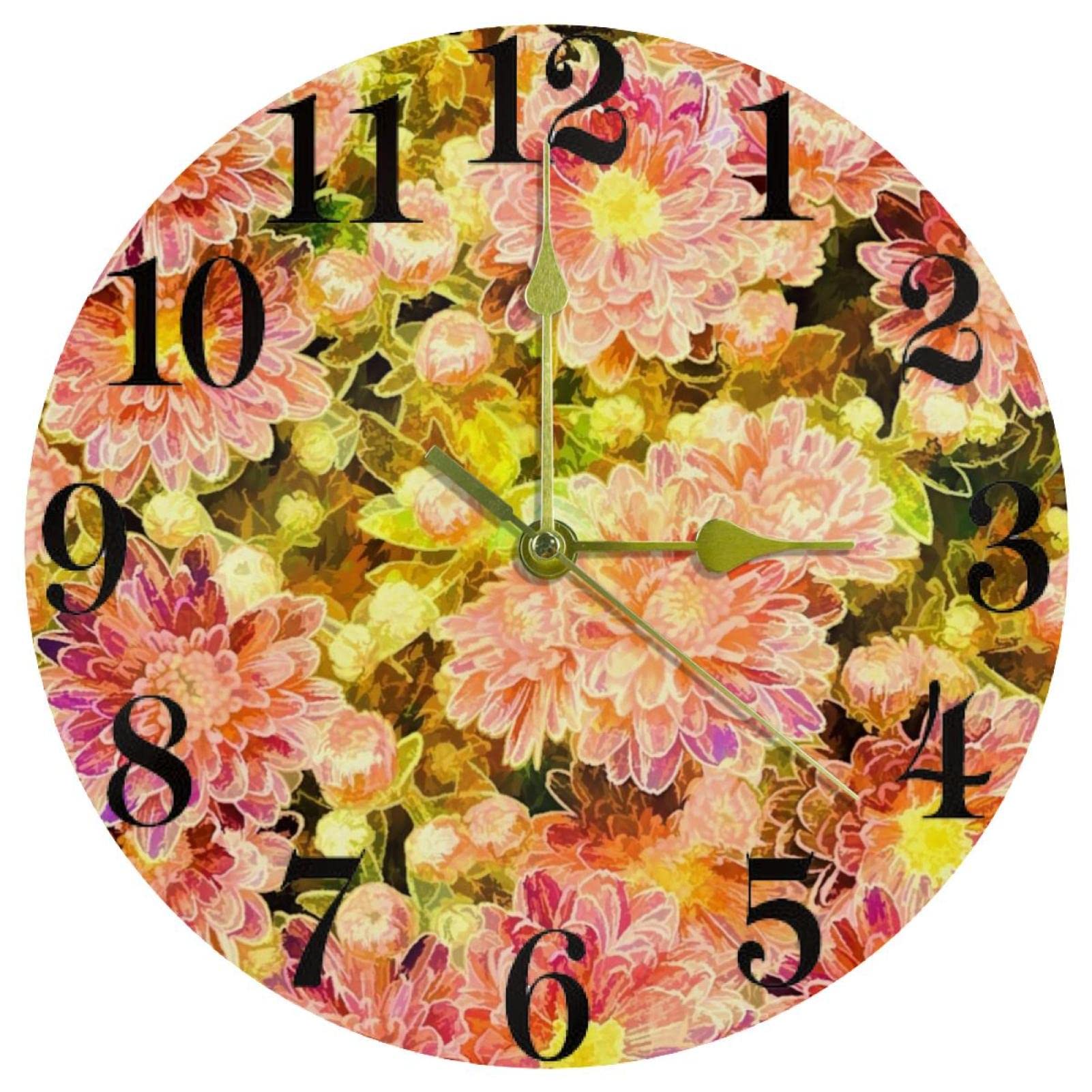 Horloge murale silencieuse pour retrouver le sommeil sans bruit de tic-tac