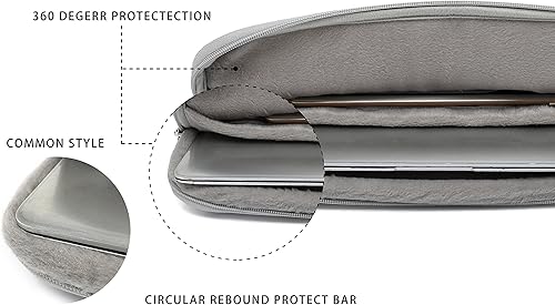 Miniatura 4 de Funda protectora de lona de 13 pulgadas con patrón de mármol de 360 grados con bolsillo de 13 pulgadas y 13.3 pulgadas, funda para laptop de 13