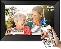 Vista 1 de Marco de fotos digital Uhale con WiFi de 10.1 pulgadas con almacenamiento de 32GB, marcos de fotos electrónicos con pantalla táctil IPS HD de 1280 x