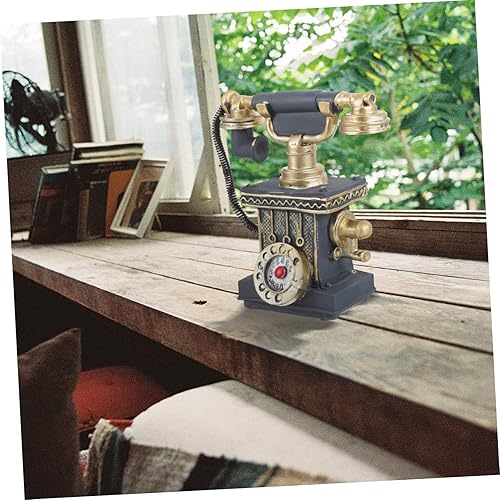 Miniatura 7 de Retro Mini Casa Teléfono Ornamento Decoración Hogar Miniatura Teléfono Figurita