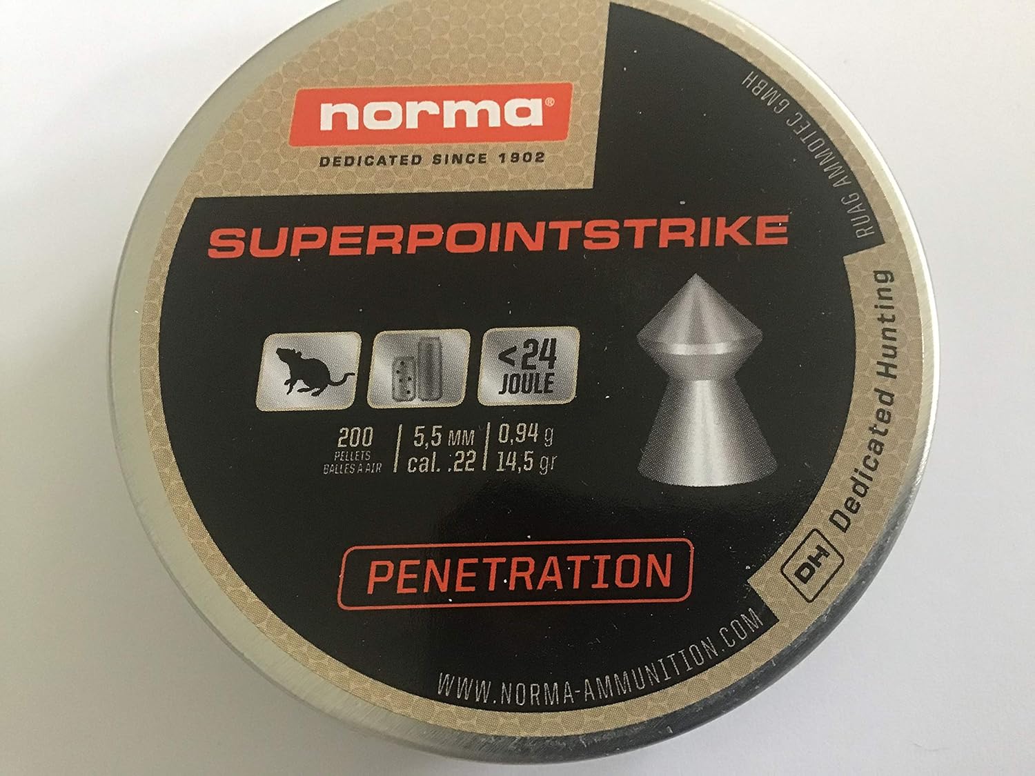 Norma SuperStrikePoint .22/5.5mm Air Gun Pellets (200ct) Amazon.co.uk Sports & Outdoors