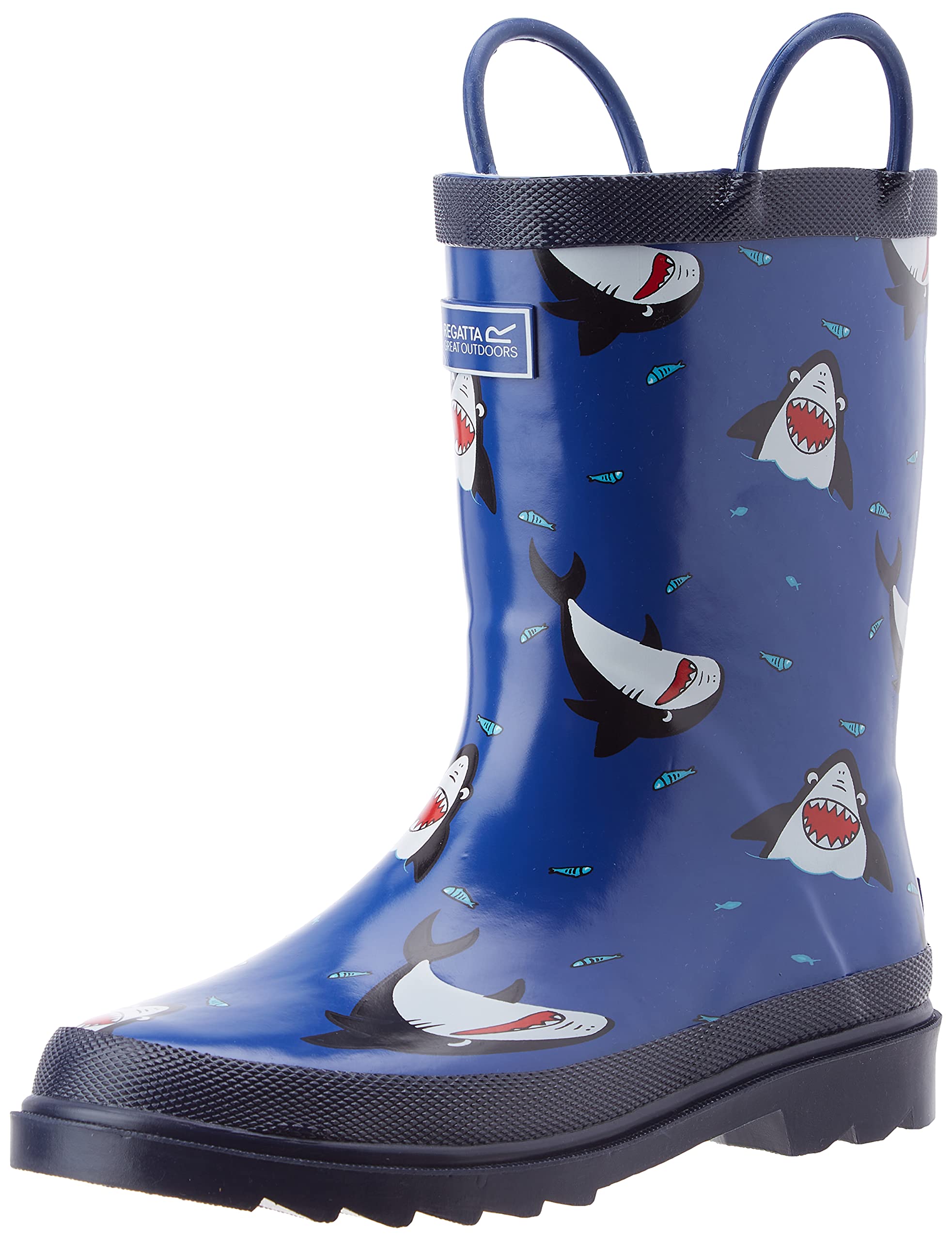 Regatta Kids Minnow Wellingtons (Shark)