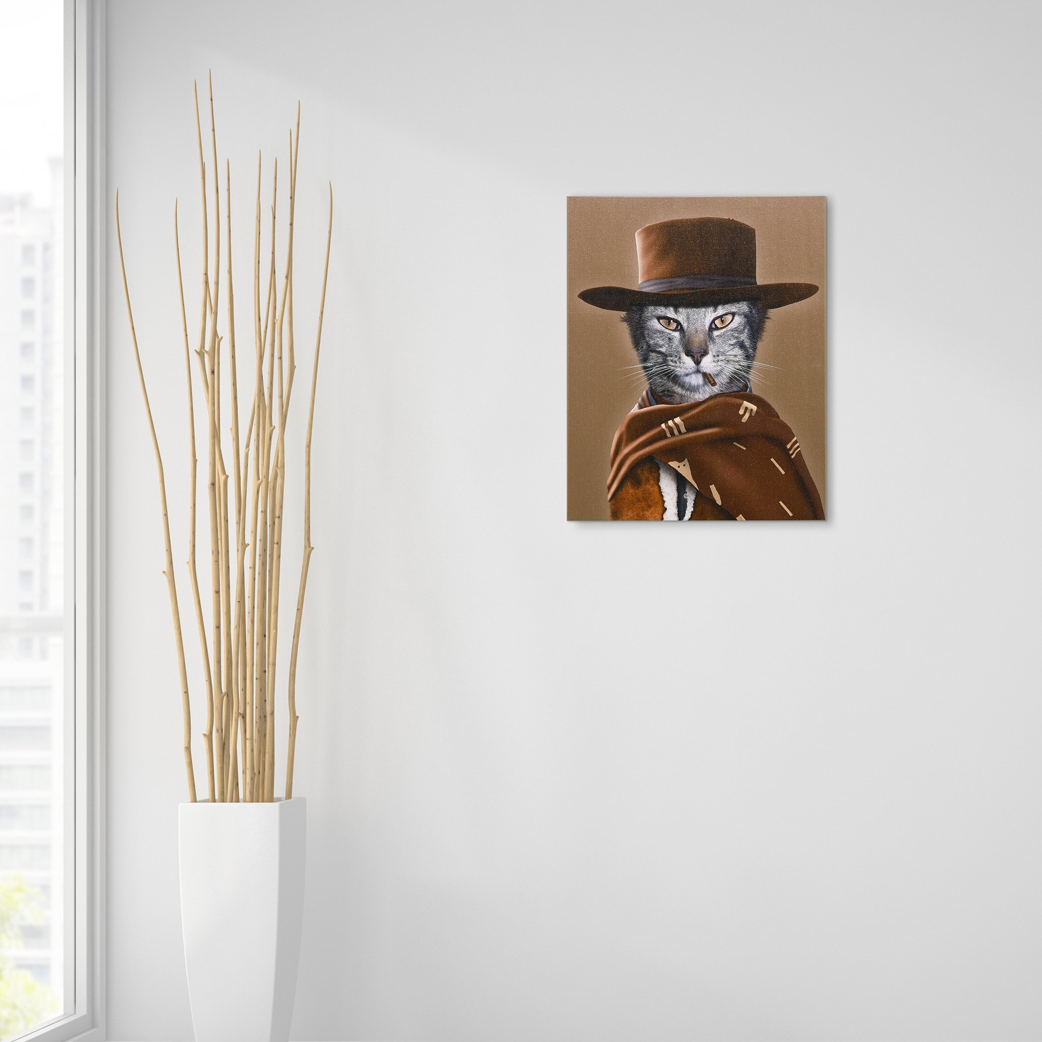 Amazon.com: Empire Art Direct Pets Rock Western Graphic Wrapped