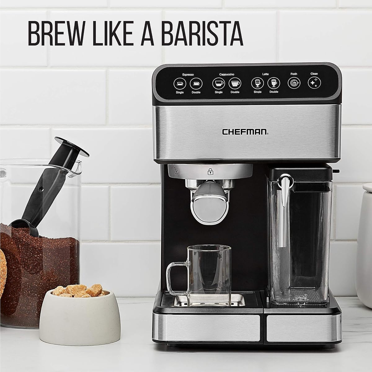 Finance Chefman 6-in-1 Espresso Machine 