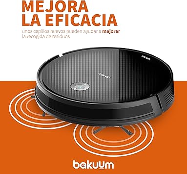 BAKUUM Pack 4 cepillos, escobillas, para Cecotec Conga 2499 Ultra Genesis y 2299 Ultra Home y 2299 Inertial. Pack repuestos y accesorios para robot aspirador5