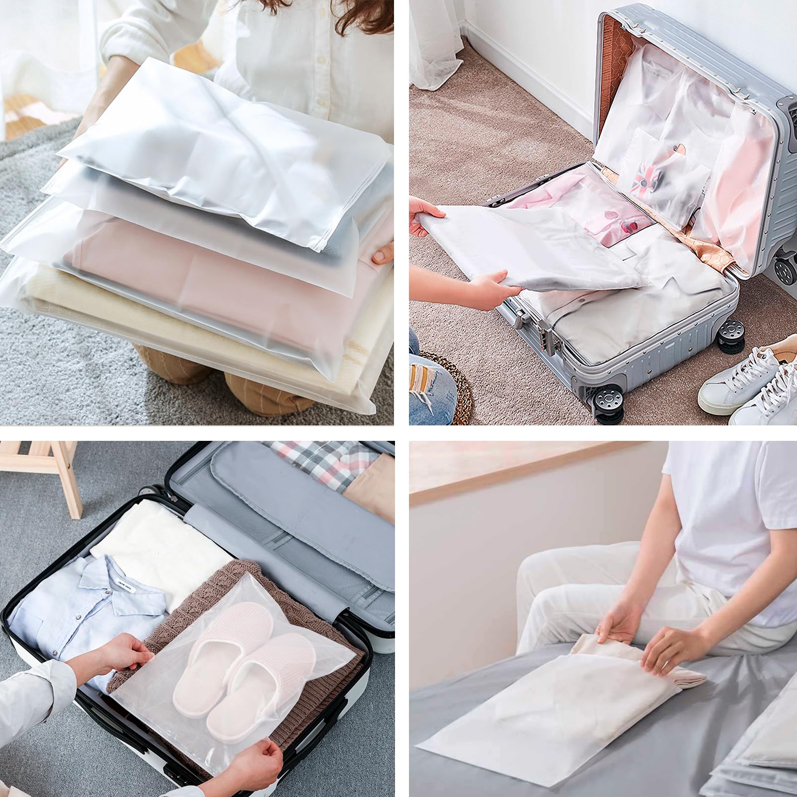 CTIRCHIU Lot De 20 Sacs à Vêtements Anti-poussière Pour