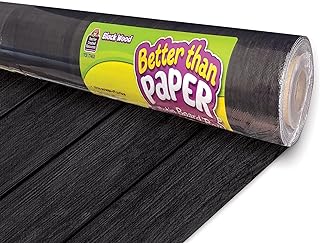 Teacher Created Resources Black Wood Better Than Paper Bulletin Board Roll (TCR77453)