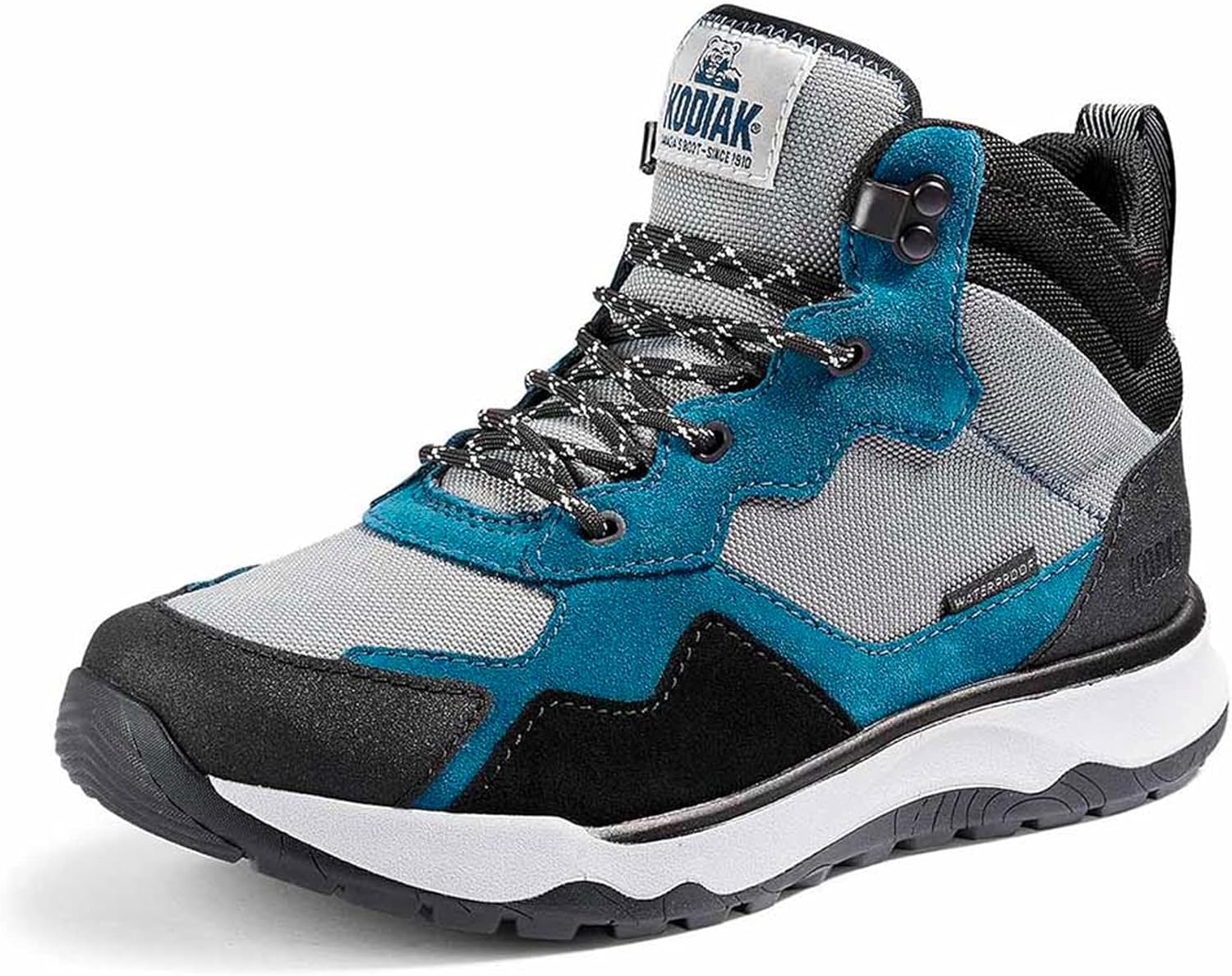 KODIAK Women's Kenosee Mid Cut Waterproof Hiking Boot, Legion Blue, 7.5