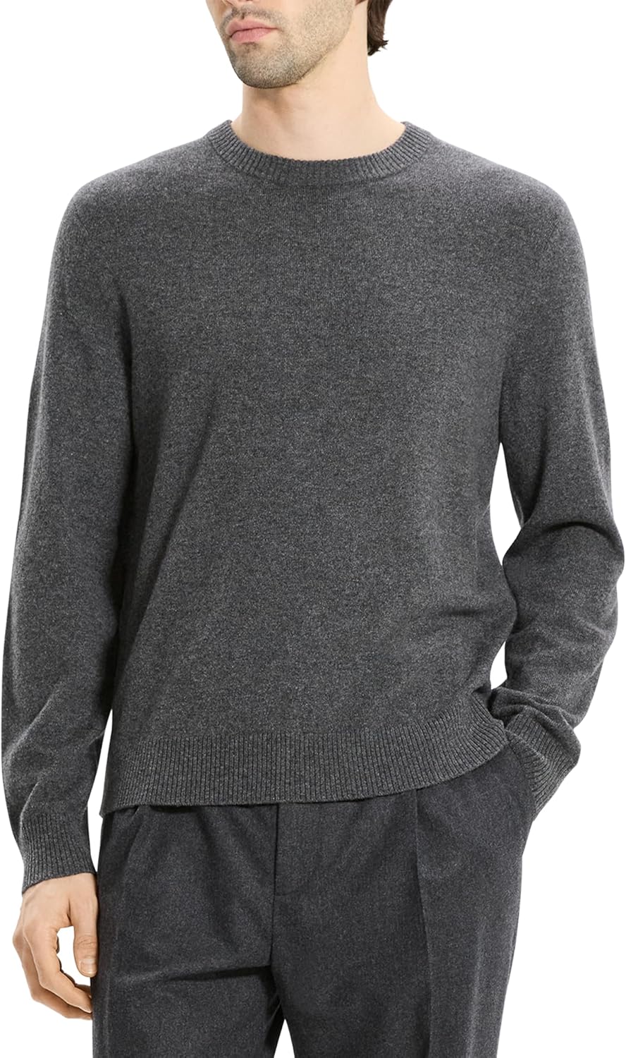 Theory Men's Hilles Crew Sweater in Cashmere - Image 5