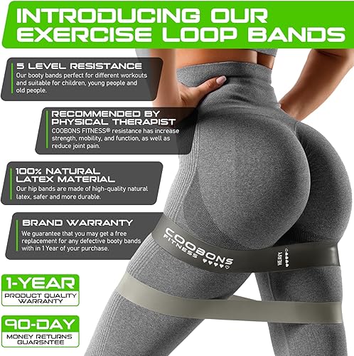 Miniatura 2 de Bandas de resistencia para entrenamiento, bandas de ejercicio para mujeres y hombres, bandas elásticas de látex para yoga, pilates, rehabilitación,