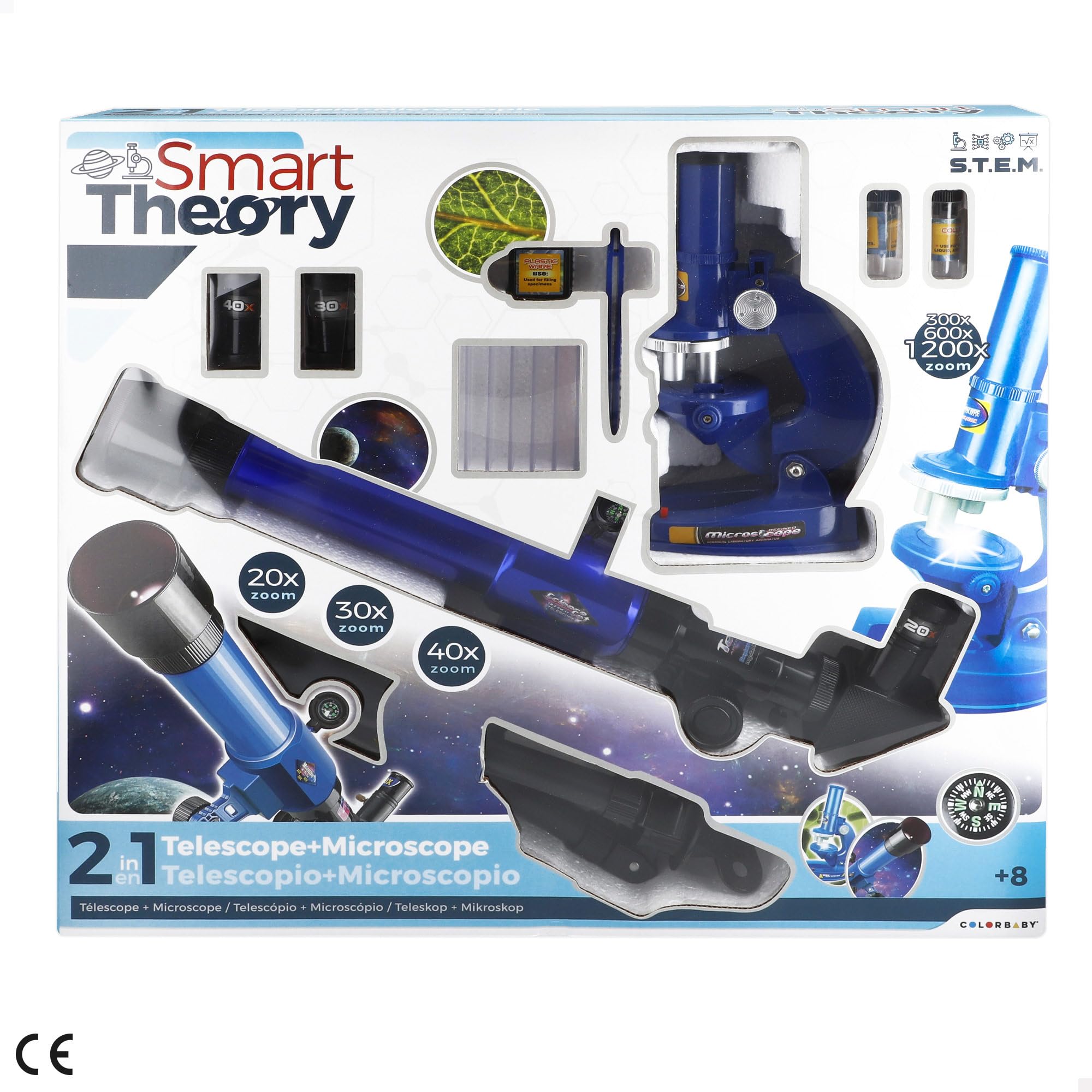 Télescope À Réfraction Pour Enfants Avec Trépied, Grossissement 20X 30X 40X, Télescope De