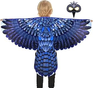 Bird-Wings-Owl-Costume for Kids with Mask, Dress Up Clothes for Boys Girls Eagle Role Play Hallowen Party - Buy now