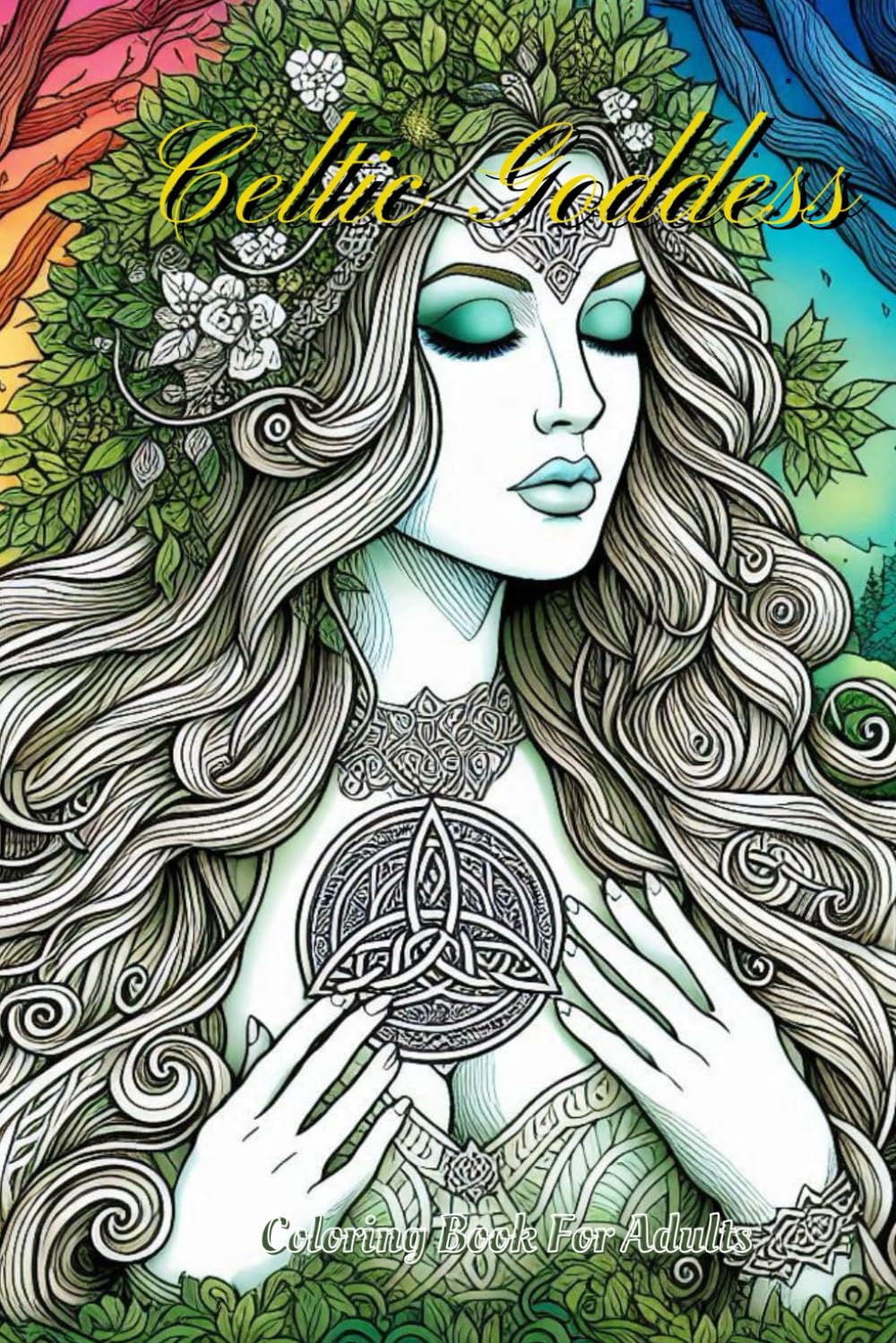 Celtic Goddess - Coloring Book for Adults