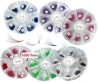 1000 abanicos de volumen prefabricados, longi...